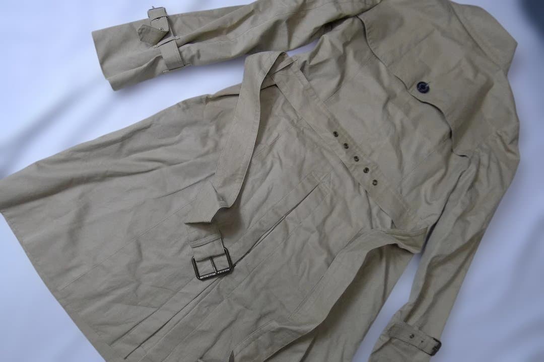 ブルーレーベルクレストブリッジ トレンチコート チェック ライナー付き 38