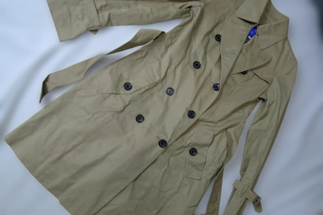 ブルーレーベルクレストブリッジ トレンチコート チェック ライナー付き 38