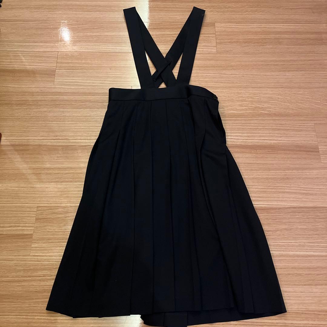 クリスマス値下げ！コムデギャルソンガールブラックXSジャンパースカート