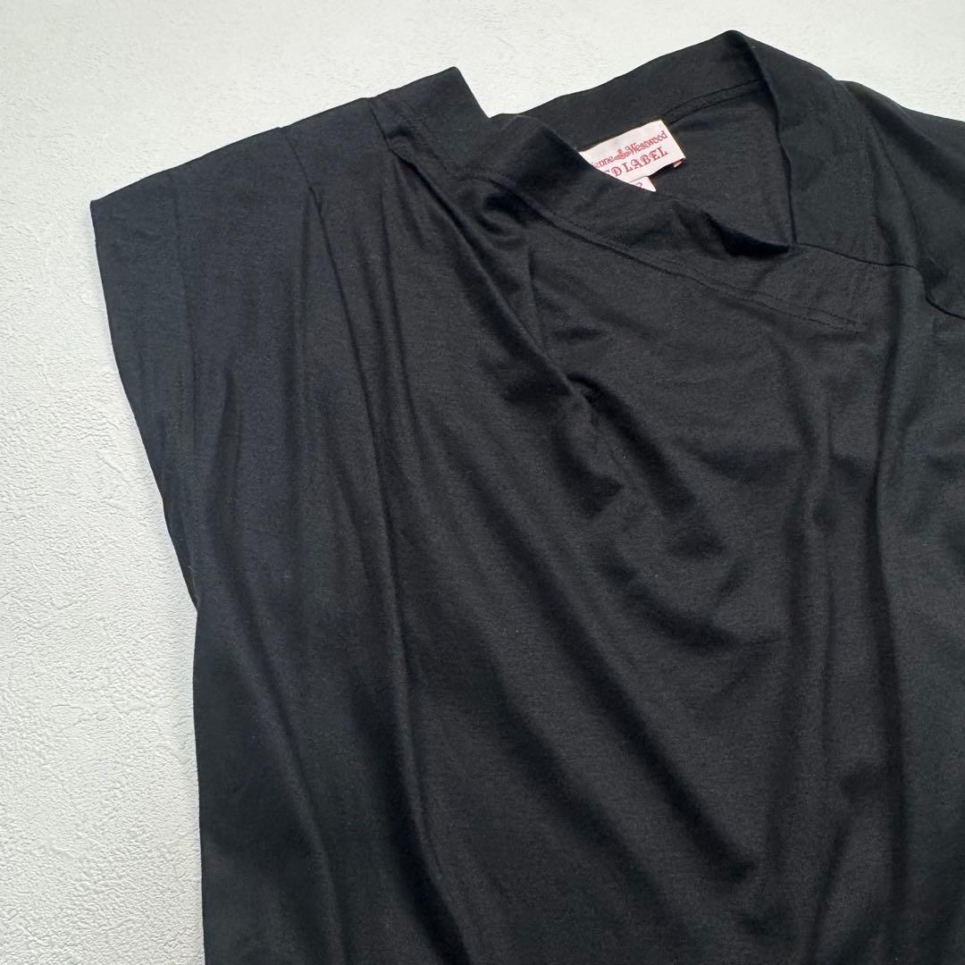 ヴィヴィアン ウエストウッド レッドレーベル 変形 ワンピース オーブ刺繍 黒