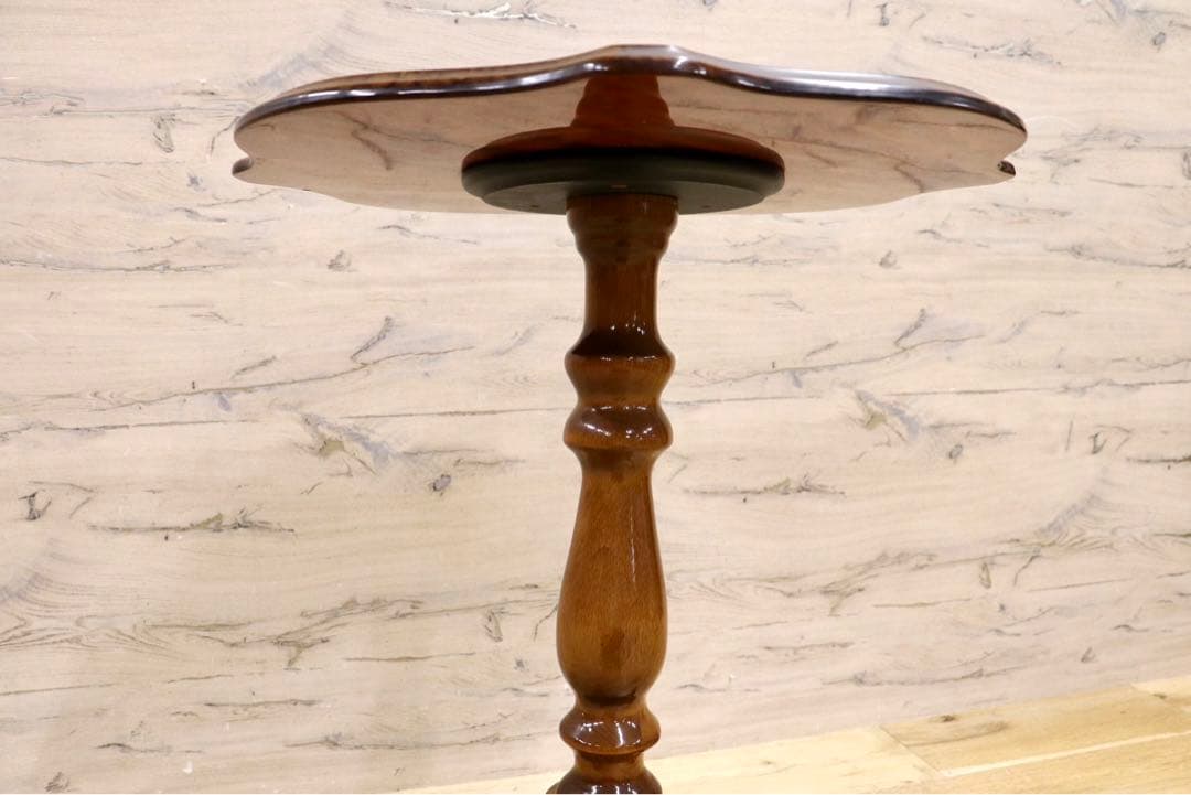 GMIK209○イタリア製 象嵌細工 コンソールテーブル サイドテーブル 花台