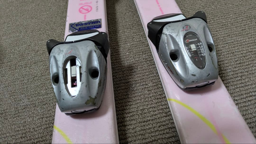 子供用スキー板110cm、ビンディング、ブーツ20cm ストック セット