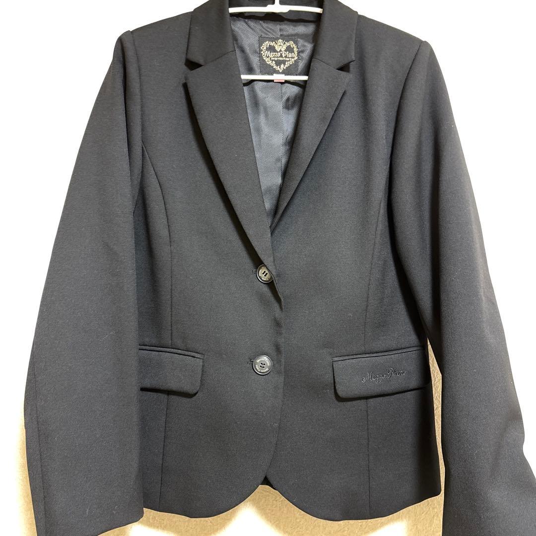 メゾピアノ160卒服（ジャケット＆ブラウス）　セレモニーコレクション2024