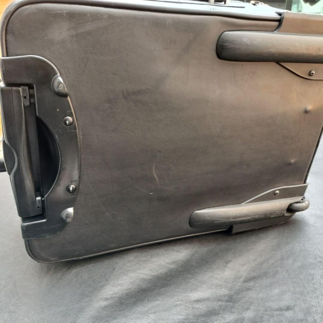 希少 LOEWE ロエベ アナグラム キャリーケース オールレザー ブラック