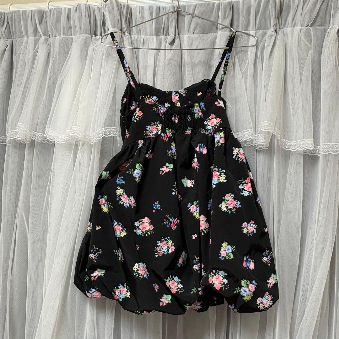 POPPY あさぎーにょ　バルーンフラワーキャミチュニック