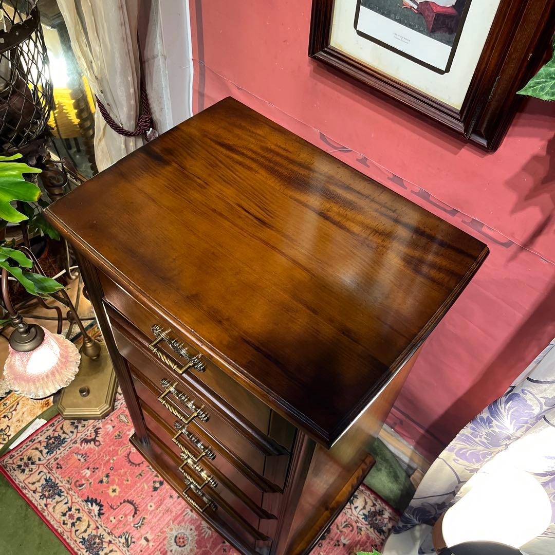 Sale アンティーク　５DR コンパクト　チェスト　キャビネット