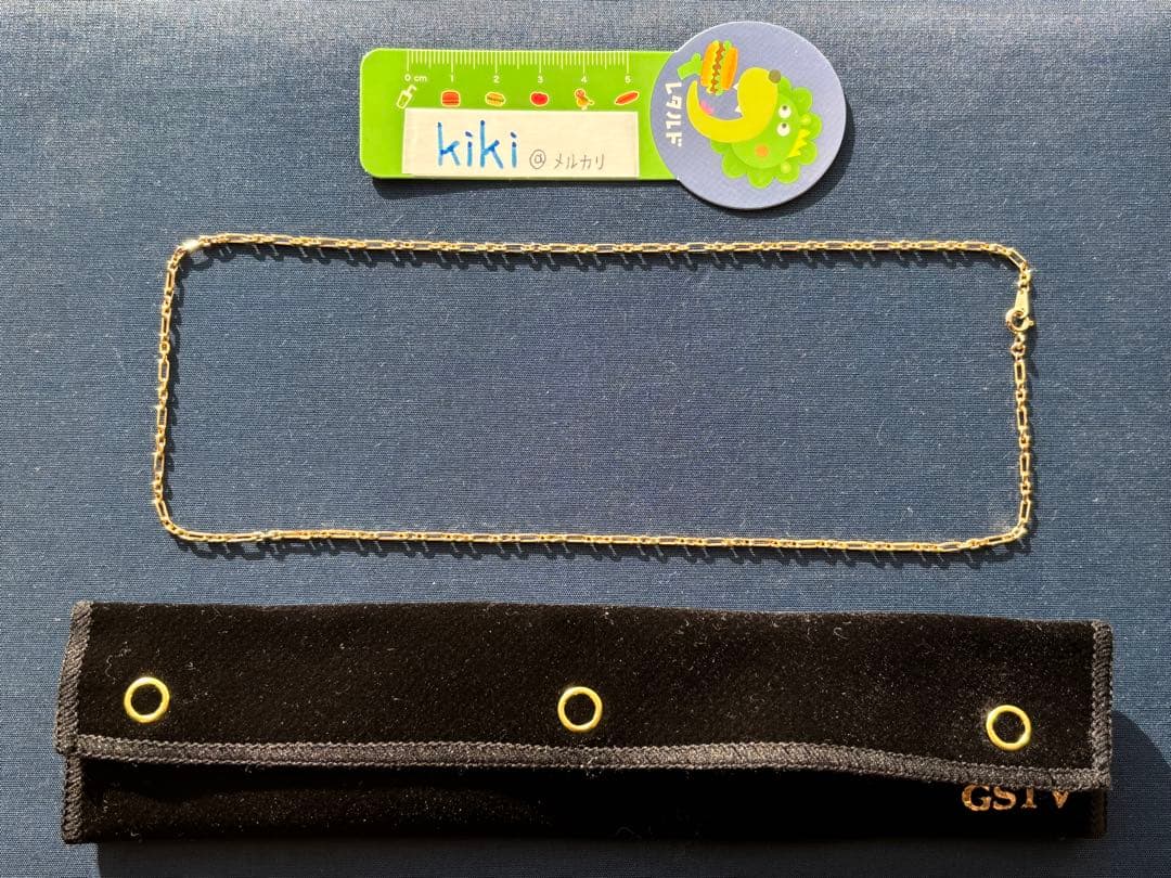 GSTV K18 YG イタリアン　チェーン　ネックレス　フィガロ