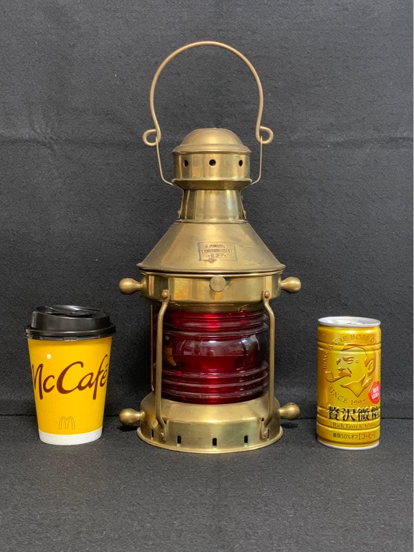 ◆真鍮製 キャンドルランタン◆OILランプ◆希少モデル◆インテリ◆重厚感