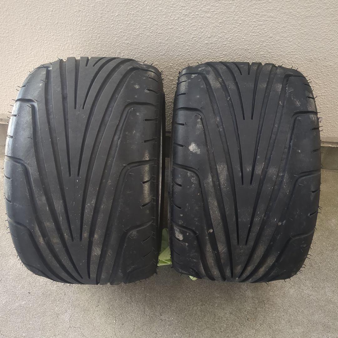 ※中古 ✨ アルミホイール引っ張りタイヤ 235/30-10 ✨ ♦オマケ付♦