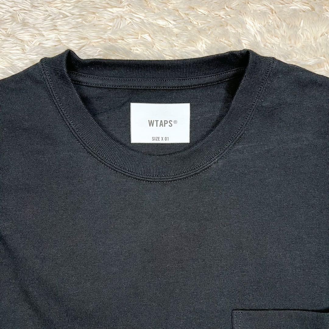 【新品】 WTAPS ロンT ロゴ 胸ポケット NEIGHBORHOOD 背面