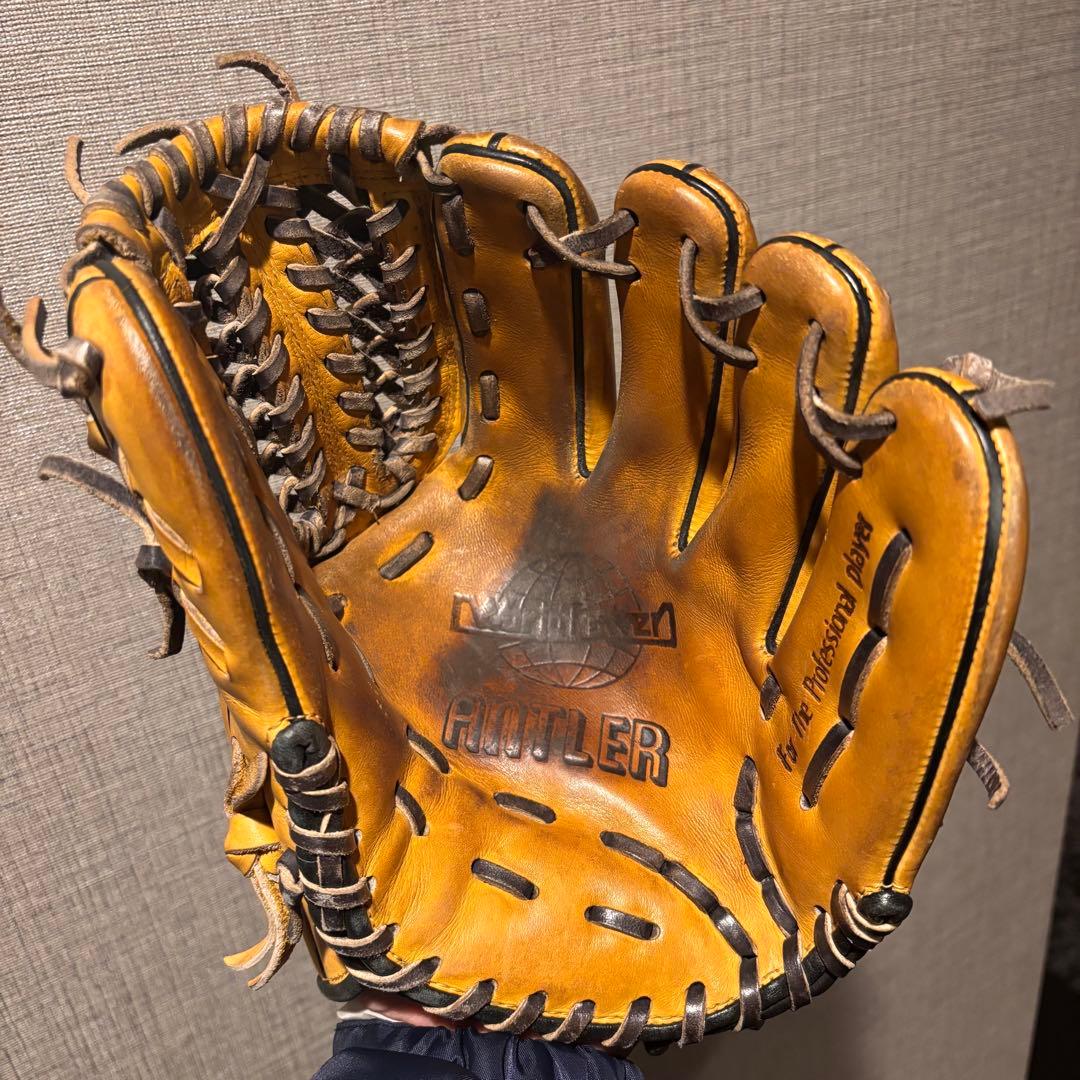 【希少・当時物】アントラー ANTLER 硬式用グローブ 内野手用