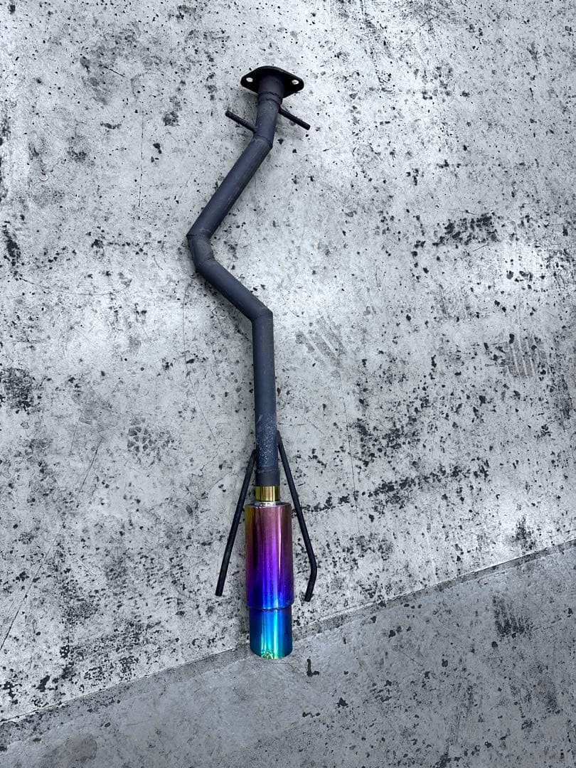 アルテッツァ　砲丸ストレートマフラー　社外品