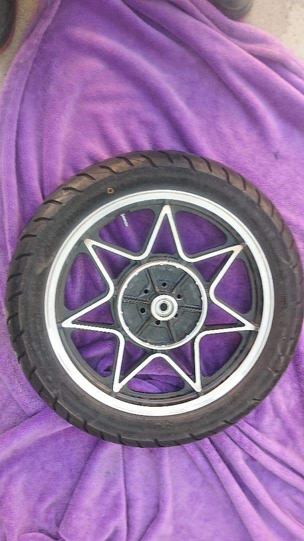 スズキ GS400 JYS製 セブンスターキャスト タイヤ付き ザリ