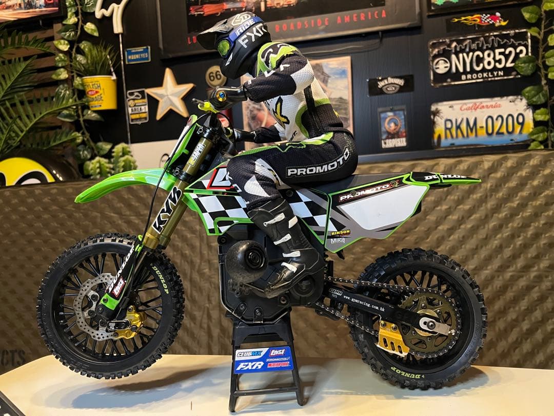 losi promoto mx バイクラジコン★op多数カスタム新品タイヤ外装♫