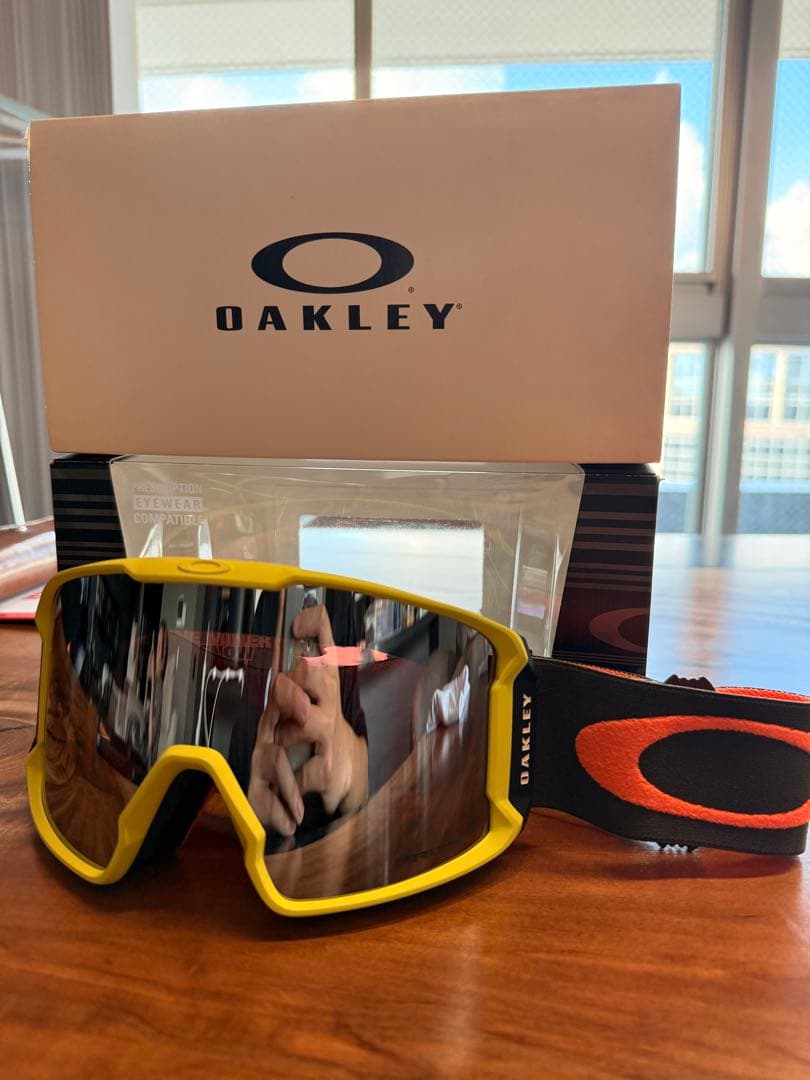 OAKLEY LINE MINER  ゴーグル イエロー/オレンジ
