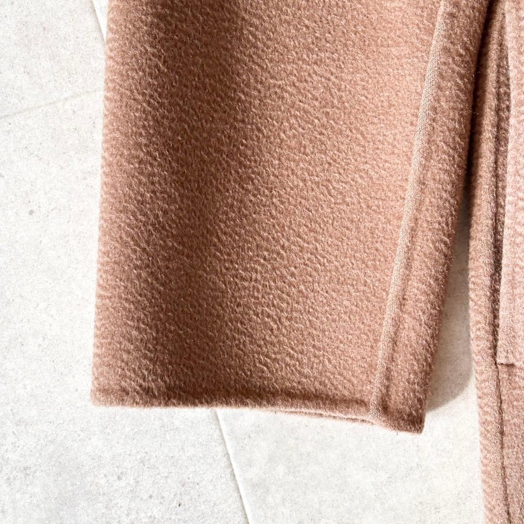 美品✨️セルフォード フーデッド ベルテッド ロングコート S キャメル