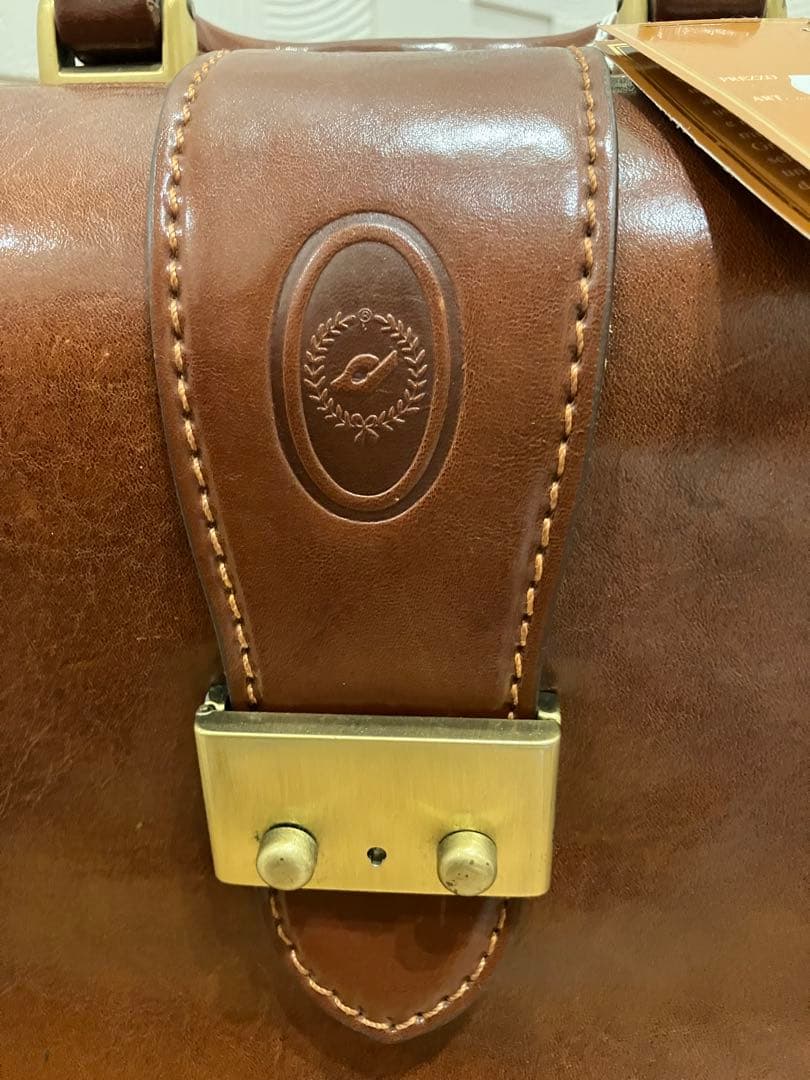 本革　ダレスバッグ ブラウン　イタリア製