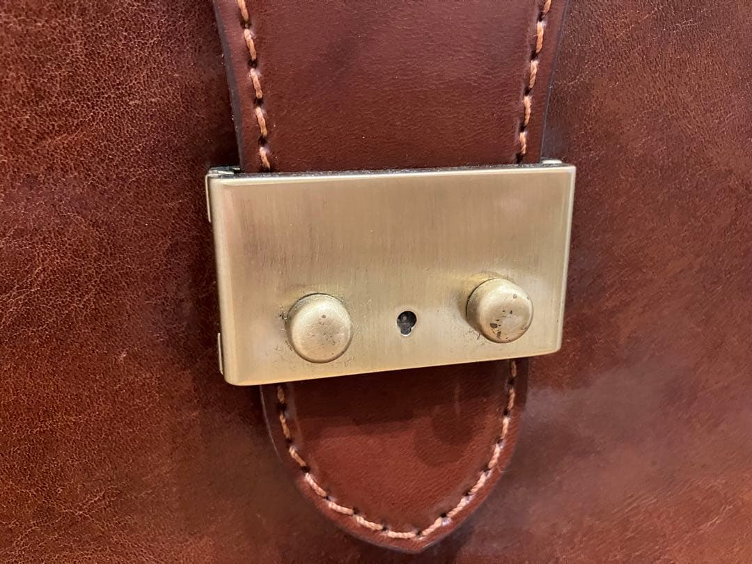 本革　ダレスバッグ ブラウン　イタリア製