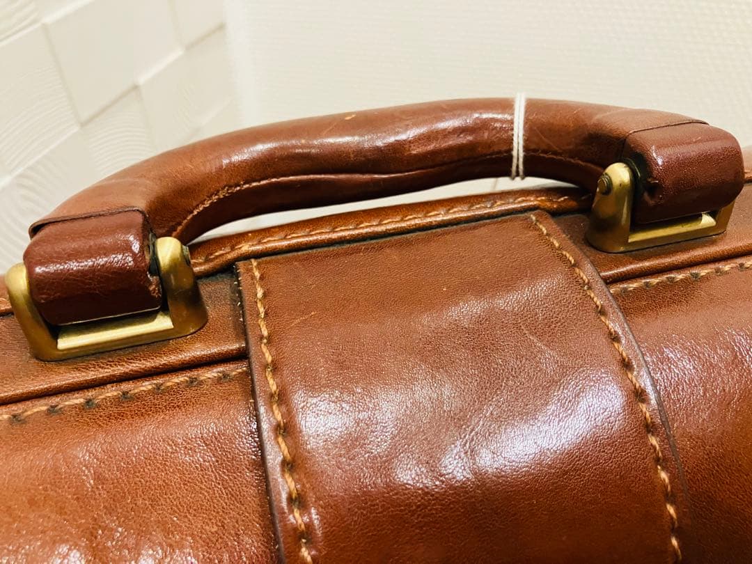 本革　ダレスバッグ ブラウン　イタリア製