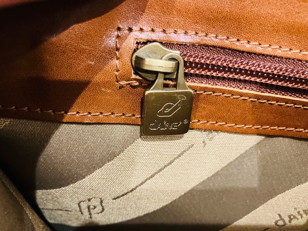 本革　ダレスバッグ ブラウン　イタリア製