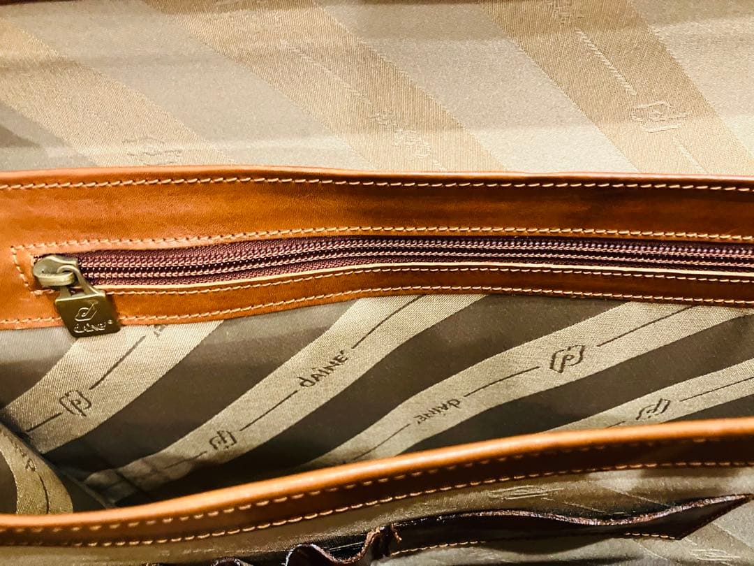 本革　ダレスバッグ ブラウン　イタリア製