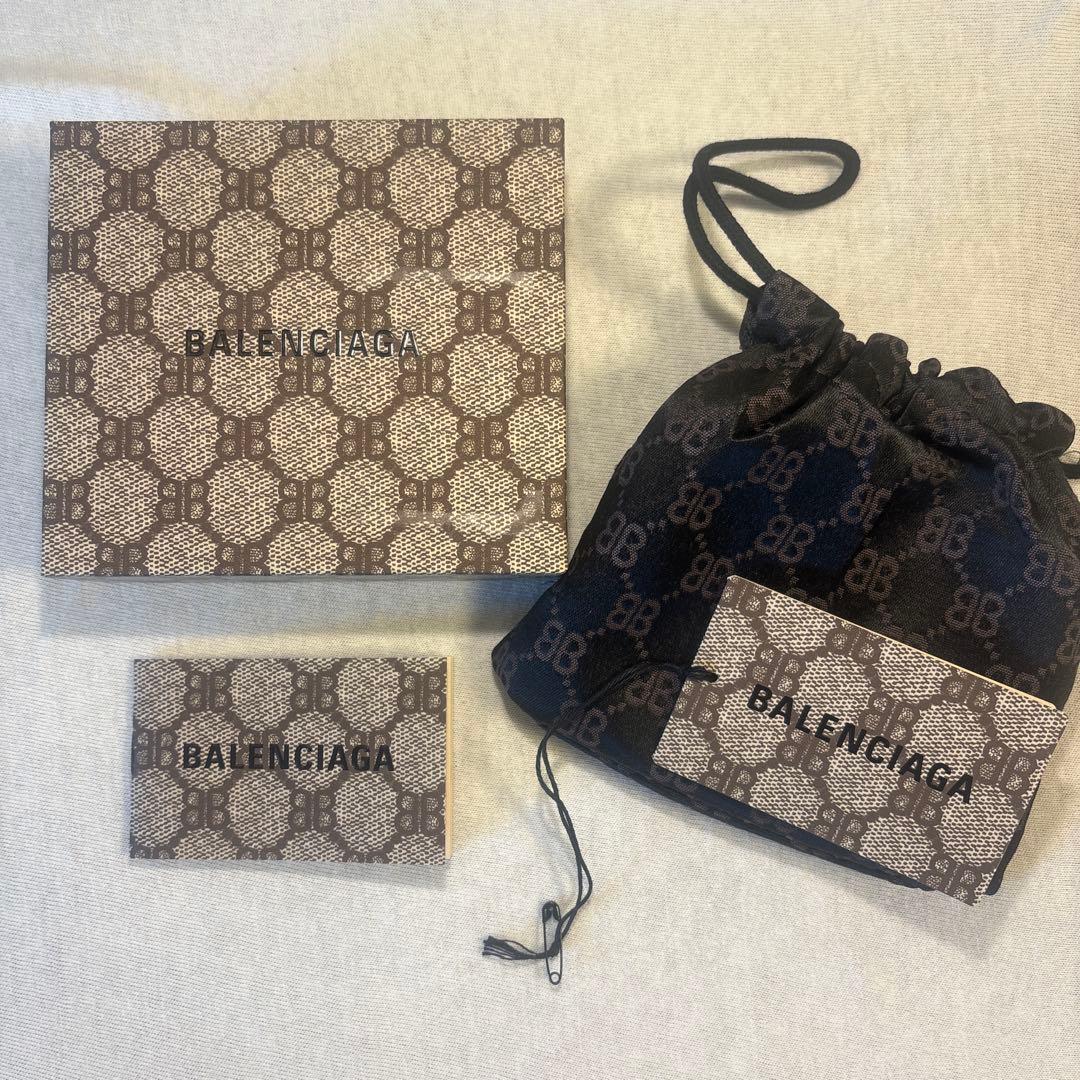 BALENCIAGA 二つ折り財布 ブラック ◯GUCCI コラボ ◯新品未使用