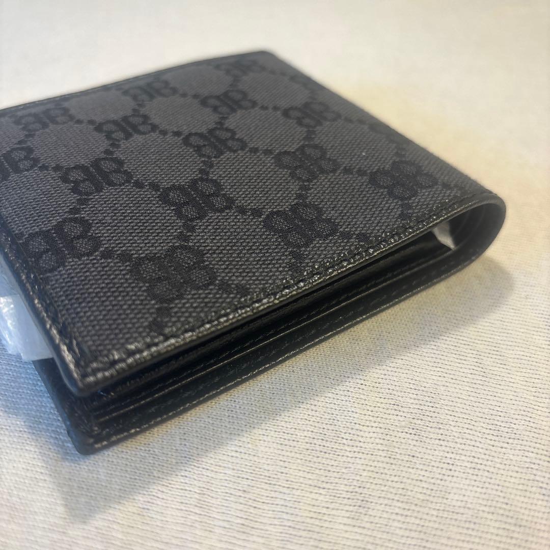 BALENCIAGA 二つ折り財布 ブラック ◯GUCCI コラボ ◯新品未使用