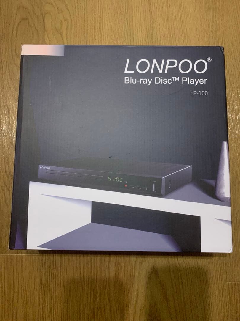 LONPOO DVD ブルーレイプレーヤー フルHD1080p DVDプレーヤー