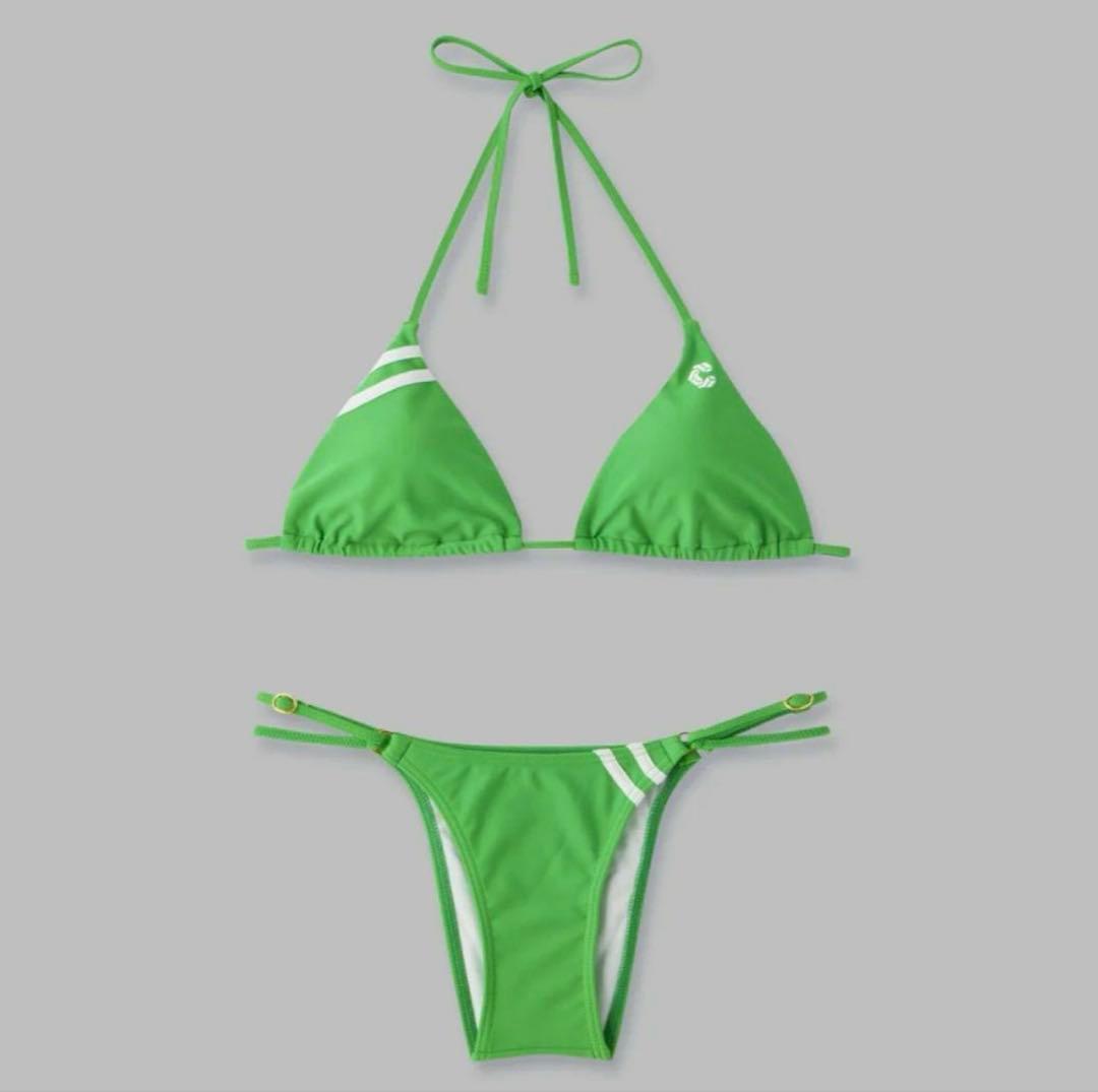 CRONOS グリーン三角ビキニ