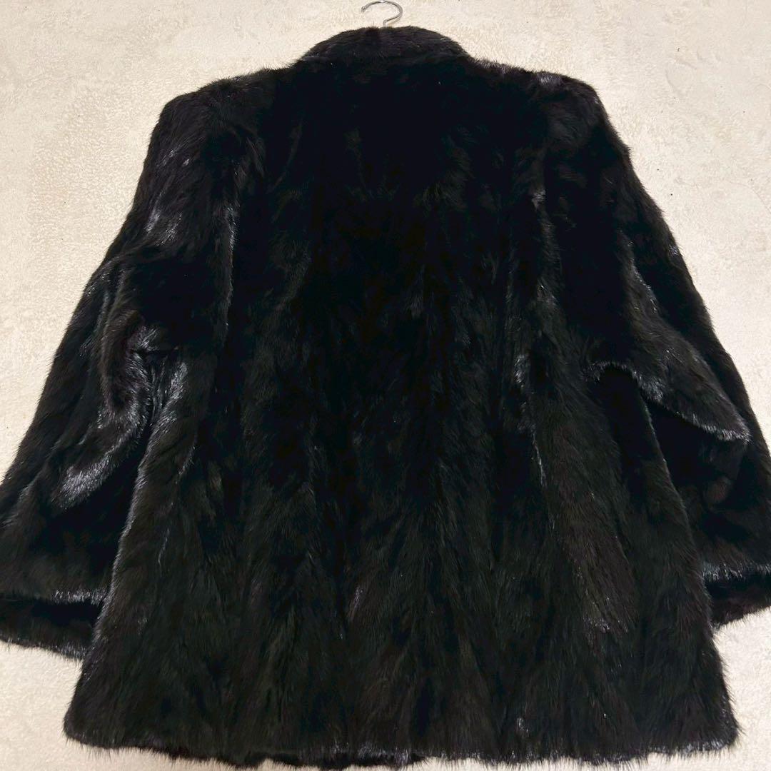 13から15号 XLからXXLサイズ！ミンク 毛皮 ジャケット コート リアル