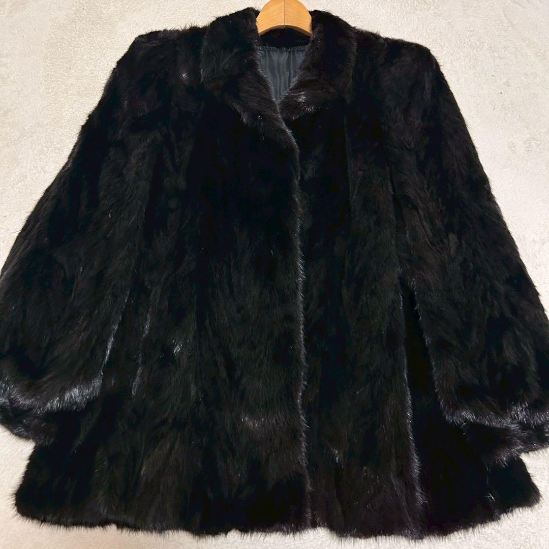 13から15号 XLからXXLサイズ！ミンク 毛皮 ジャケット コート リアル