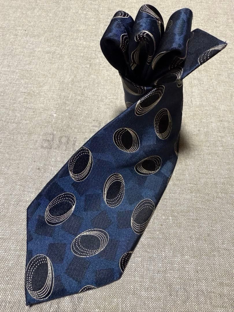 Holliday & Brown／BEAMS F別注／サークル／ジャガードタイ