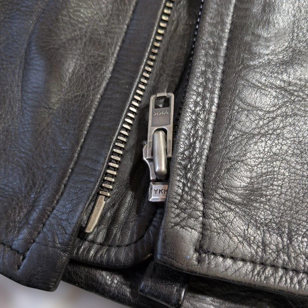 美品　クシタニ　 L　メンテナンス済み　肩腕部分パッド有り　シングルライダース