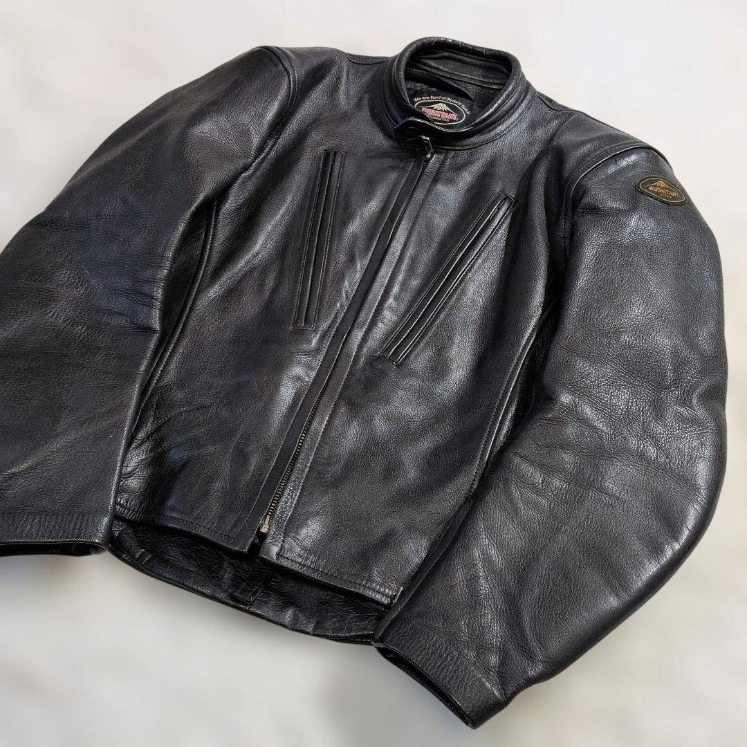 美品　クシタニ　 L　メンテナンス済み　肩腕部分パッド有り　シングルライダース