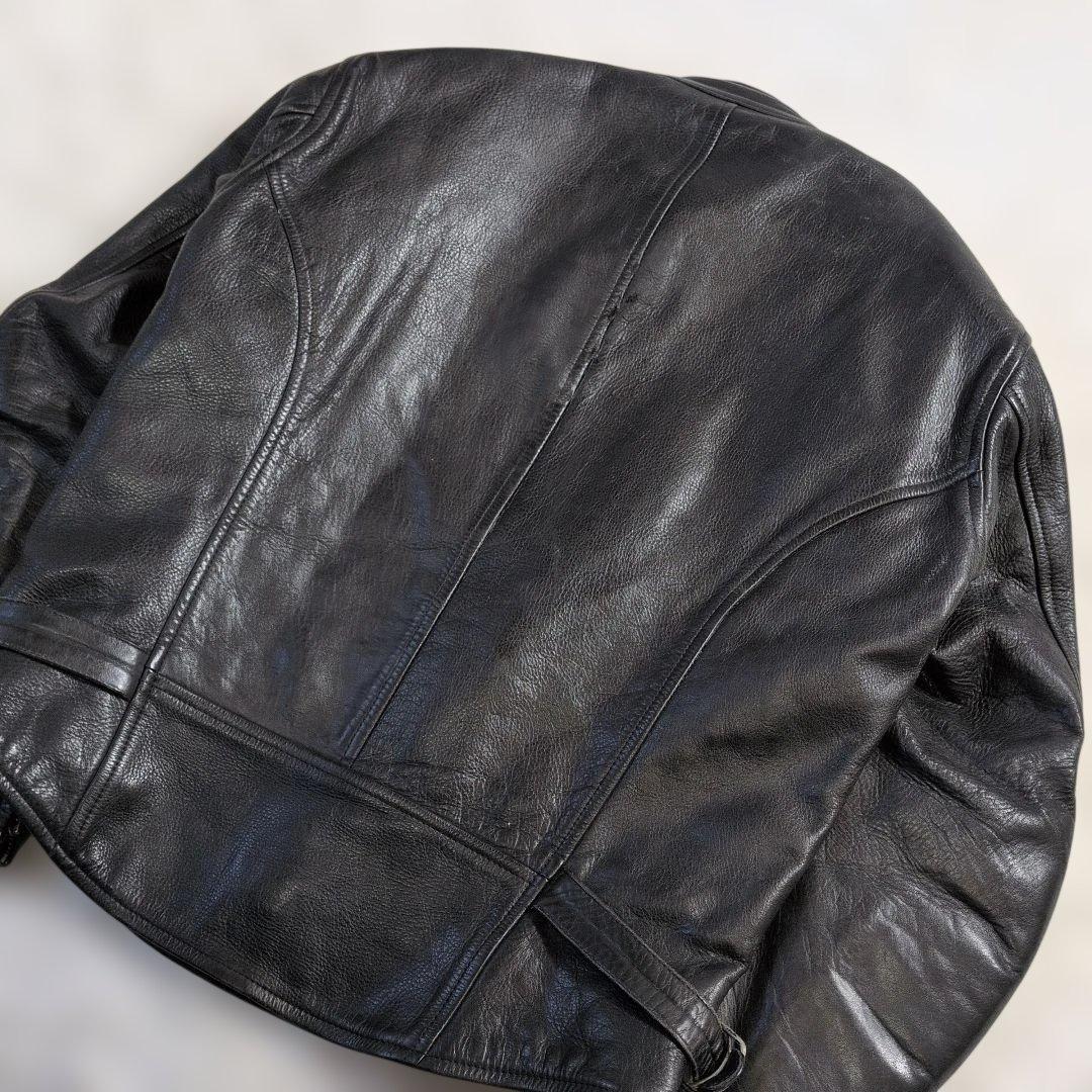 美品　クシタニ　 L　メンテナンス済み　肩腕部分パッド有り　シングルライダース