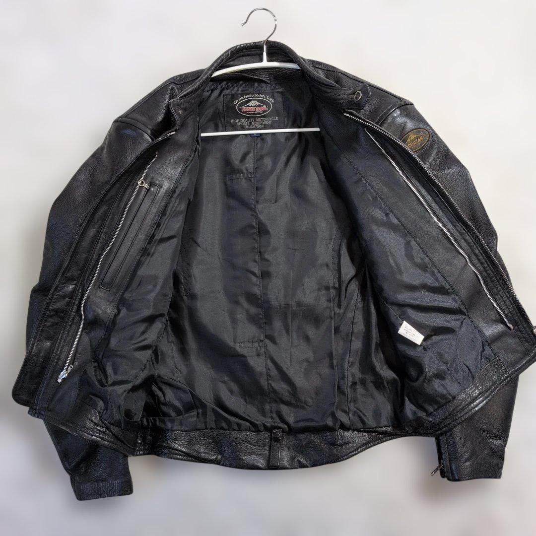 美品　クシタニ　 L　メンテナンス済み　肩腕部分パッド有り　シングルライダース