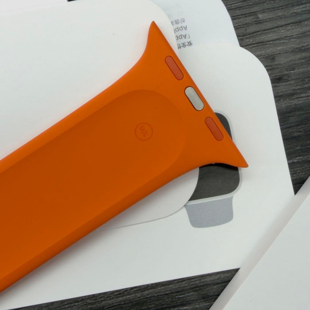 2929 未使用　Apple Watch エルメス　オレンジラバーバンド