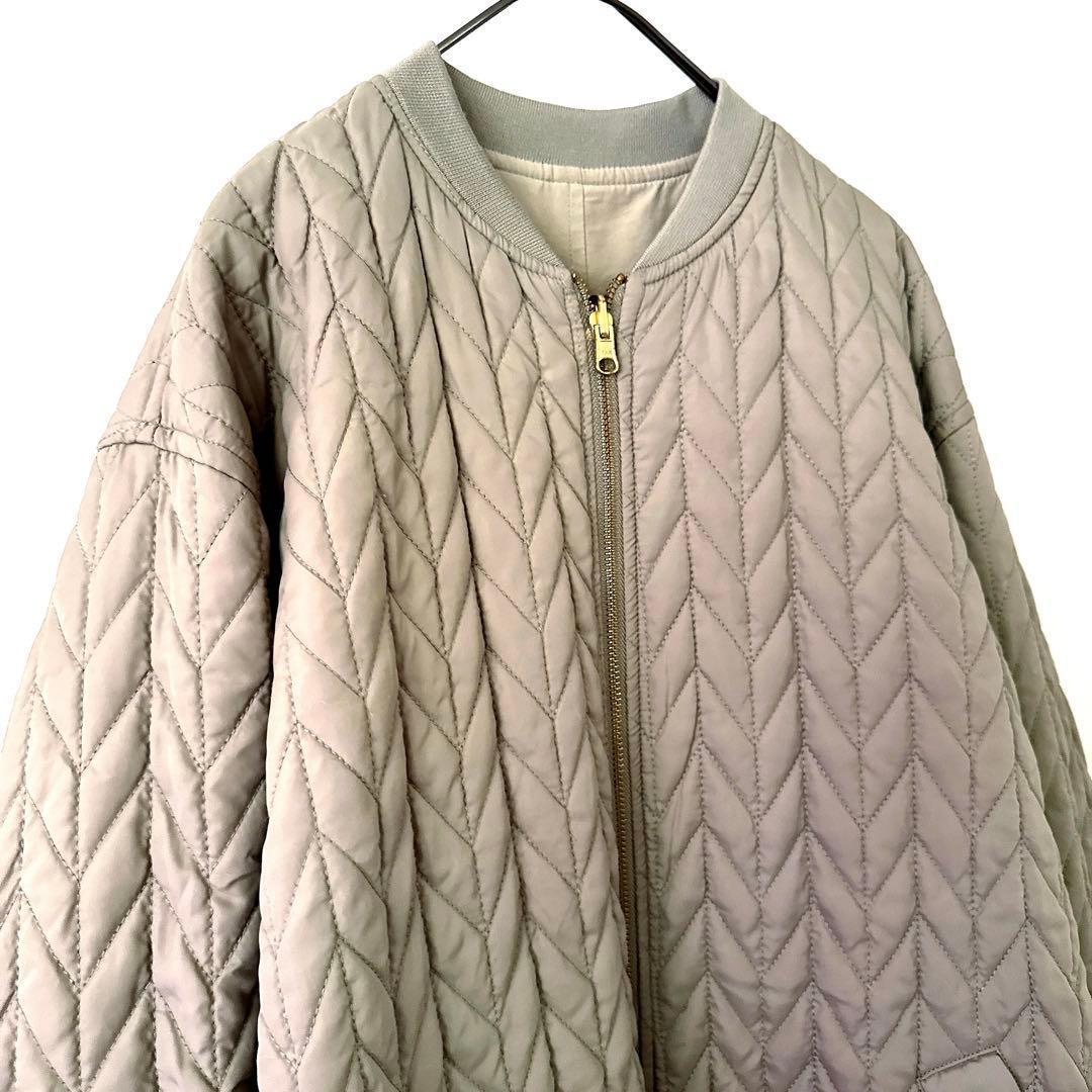 チャオパニックティピー リバーシブル キルティング コート ベージュ カーキ