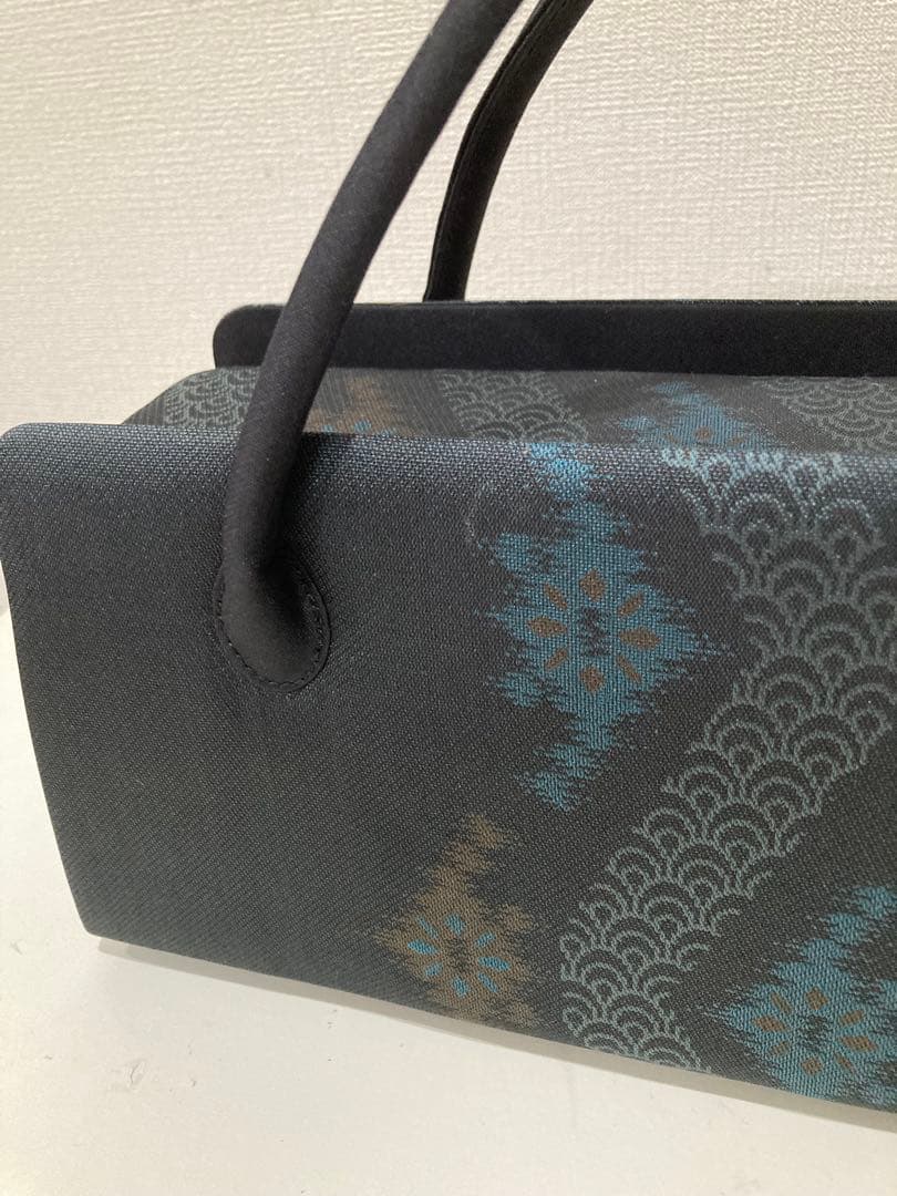 正絹経(たてにしき)利休和装バッグ