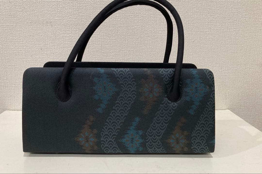 正絹経(たてにしき)利休和装バッグ