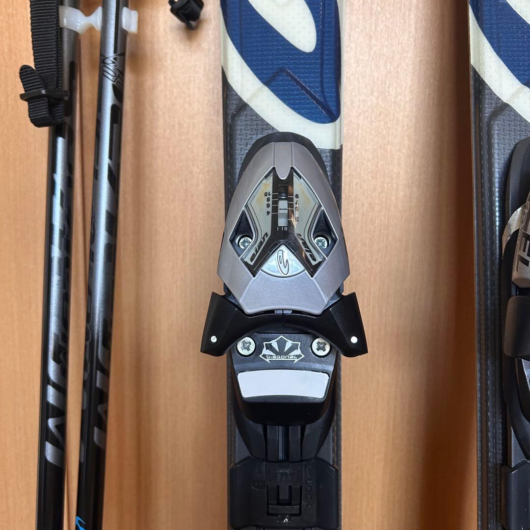 【elan】スキー板A04/152cm ビンディング ストック3点セット