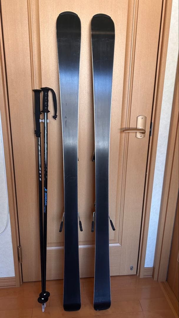 【elan】スキー板A04/152cm ビンディング ストック3点セット