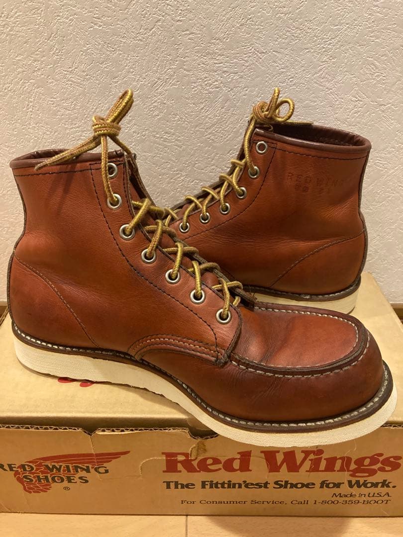 91年 ベロ裏 半円犬タグ US8E レッドウィング アイリッシュセッター