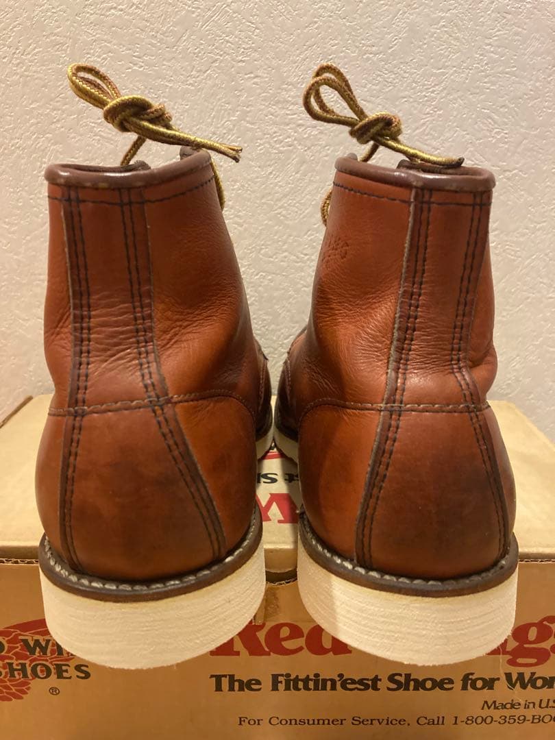 91年 ベロ裏 半円犬タグ US8E レッドウィング アイリッシュセッター