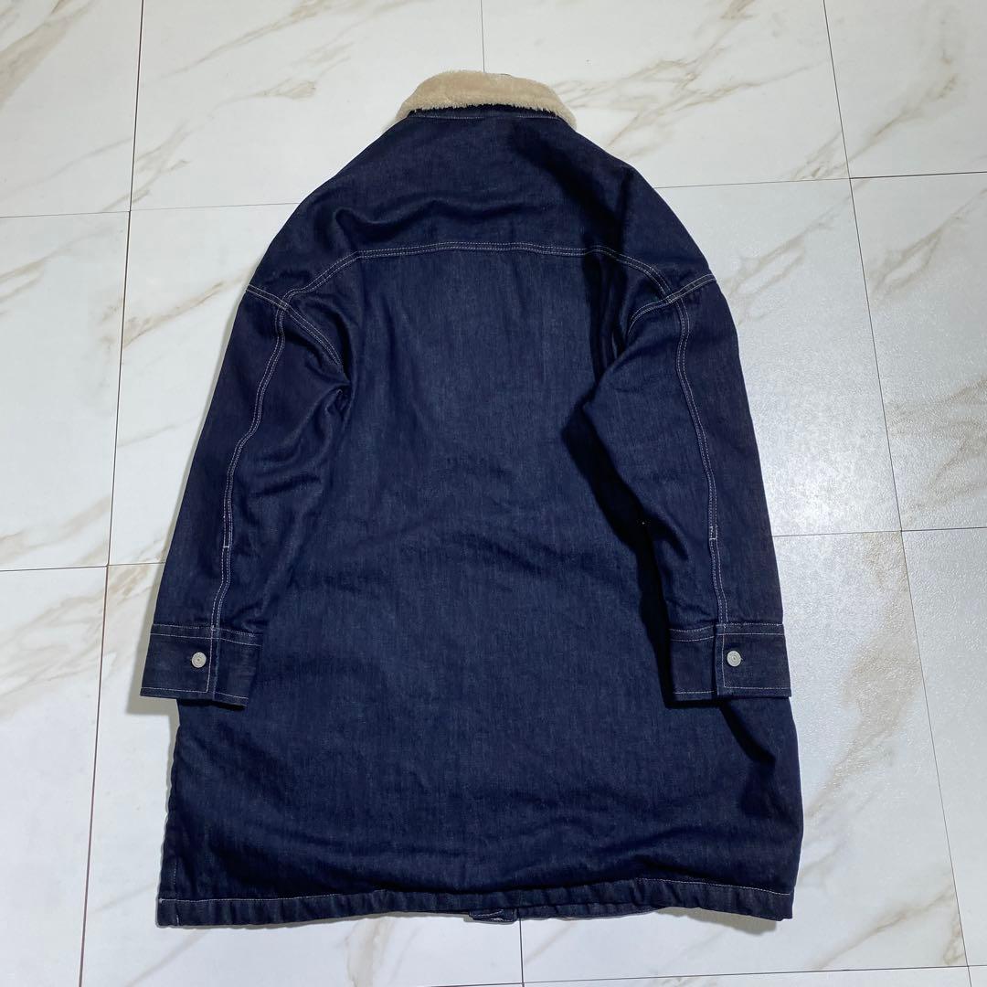 完売サイズ♡サニークラウズ 裏ボアジージャンコート インディゴブルーデニムコート