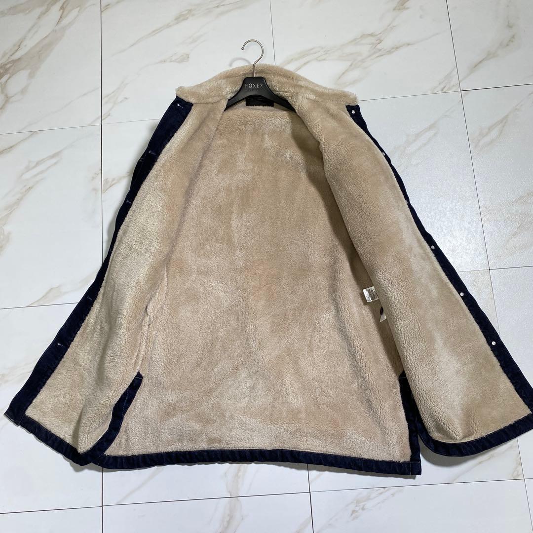 完売サイズ♡サニークラウズ 裏ボアジージャンコート インディゴブルーデニムコート