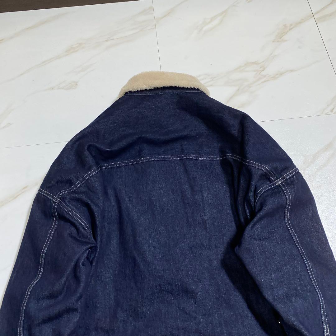 完売サイズ♡サニークラウズ 裏ボアジージャンコート インディゴブルーデニムコート