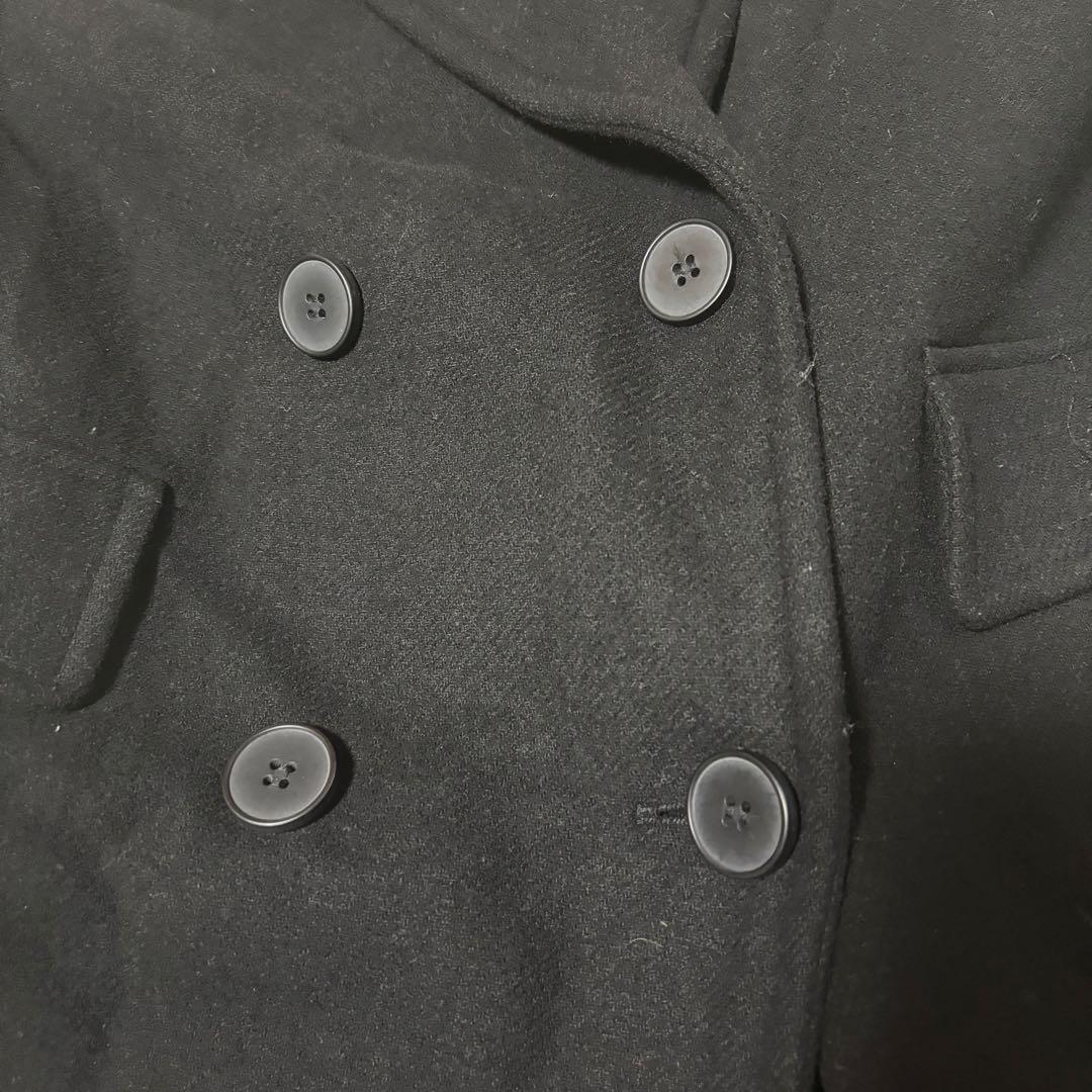 zara ザラ　オーバーサイズソフトコート　ブラック　Lサイズ