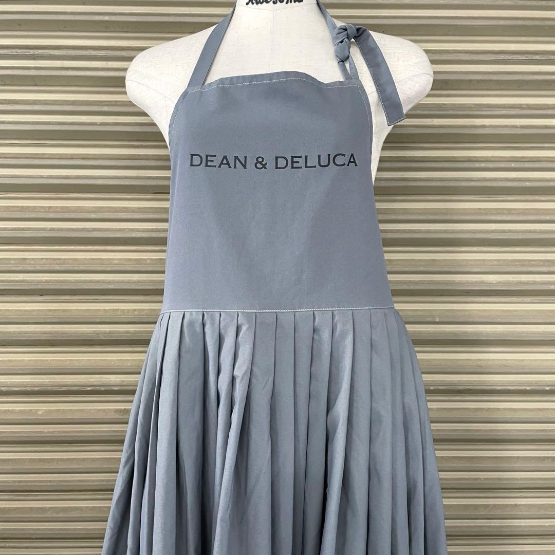 美品 ビームス ディーン&デルーカ コラボ フレアのエプロンドレス プリーツ