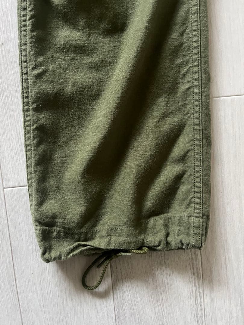 Needles ニードルス ファティーグパンツ バックサテンベイカーミリタリー